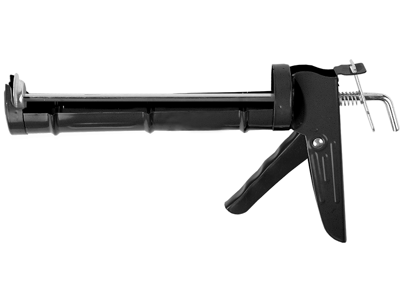 Пистолет для герметика STAYER STANDARD 0660, полукорпусной, гладкий шток, 310мл