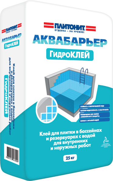 ПЛИТОНИТ АкваБарьер ГидроКлей (25кг)