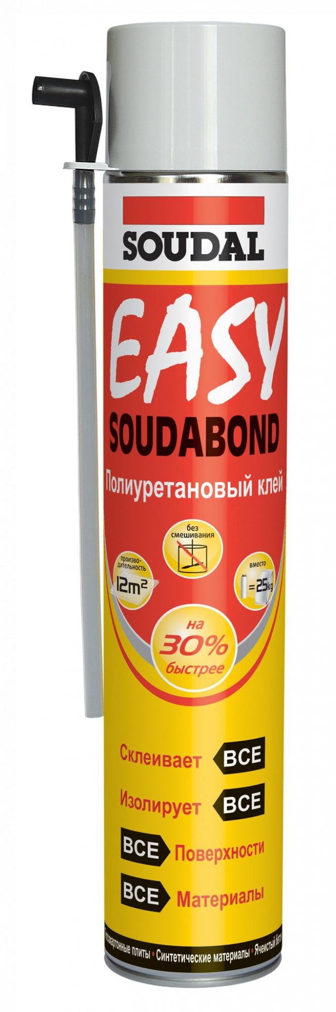 Полиуретановый клей Soudal Easy Soudabond 750мл (12шт/кор)