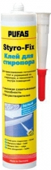 ПУФАС N0651-R Клей для стиропора в картридже 310мл Styro-Fix (мороз)
