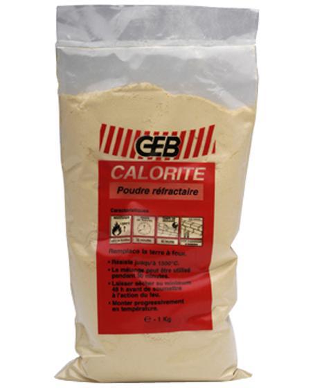 Сухая огнеупорная смесь для кладки печей и каминов CALORITE 1кг (12шт/кор)