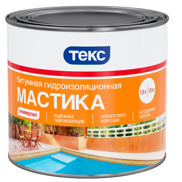 ТЕКС Мастика битумная гидроизоляционная антикорозионная