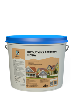 Штукатурка готовая декоративная акриловая De Luxe Шуба 25кг