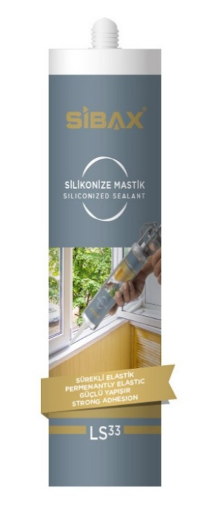 Силиконизированный акриловый герметик SIBAX LS33 500г (30шт/кор)