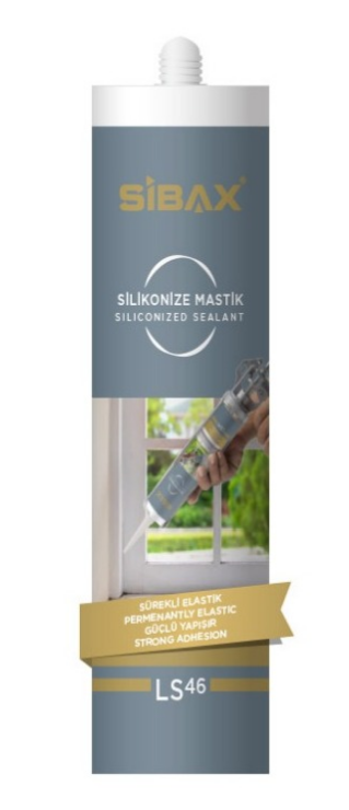 Силиконизированный акриловый герметик SIBAX LS46 450г (30шт/кор)