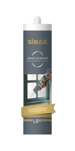 Силиконизированный герметик SIBAX LS50 прозрачный 280мл (30шт/кор)